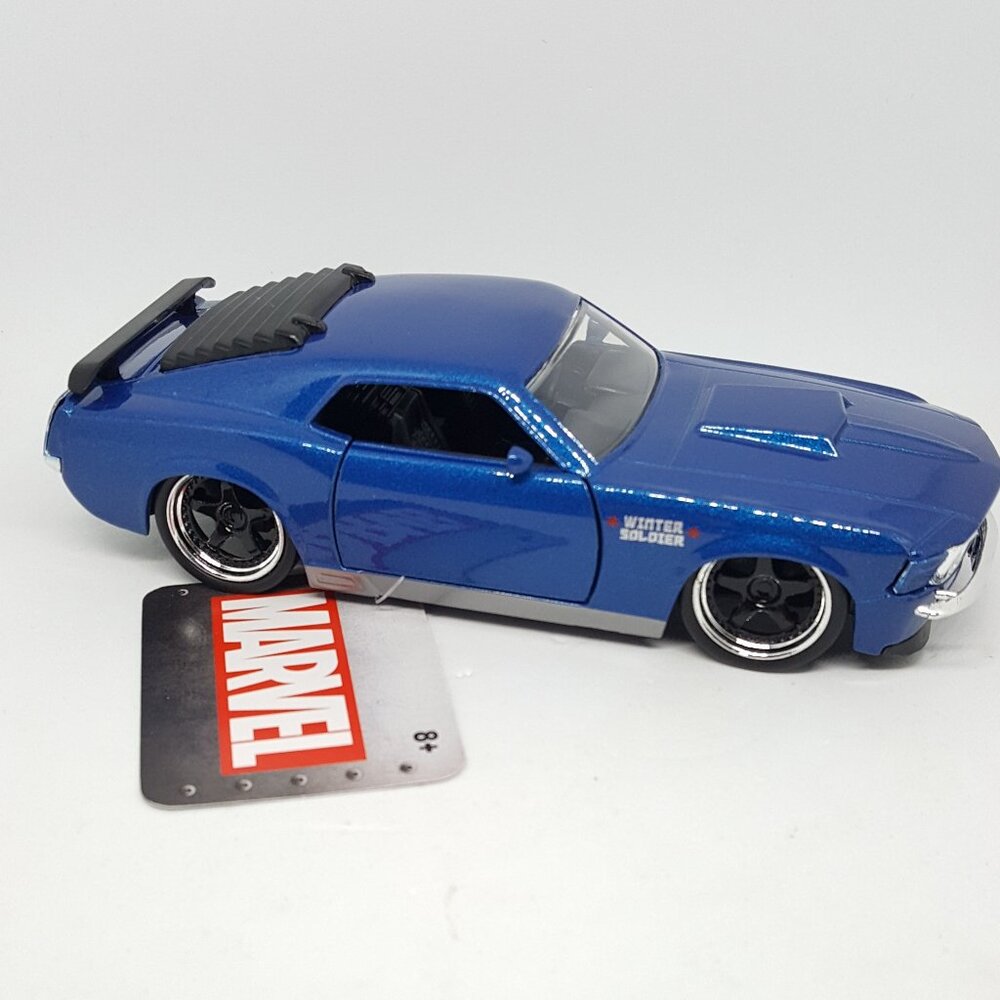 Ford Mustang 1970 Winter Soldier Scale 1:32 Scale (MARVEL) Jadatoy Diecast